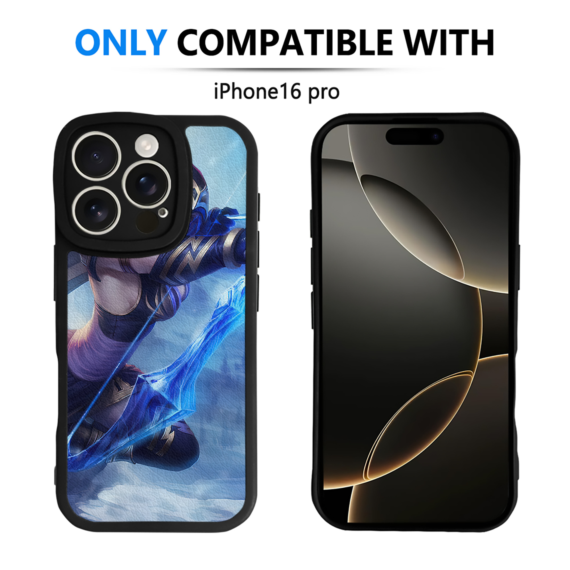 （画像用） リーグ・オブ・レジェンド League of Legends LOL 【iPhone 16シリーズ対応】シリコンスマホケース（レザー調） 材質：シリコン